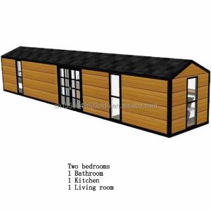 Quality Galvanized Steel Bending 180g and Aluminum Alloy Windows 40ft Modern Design Prefabricated Wooden Container House for Hotel Shop for sale