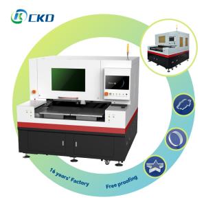 Precision Glass Cutting Machine Cut Speed Laser Cutter With HTI Control System