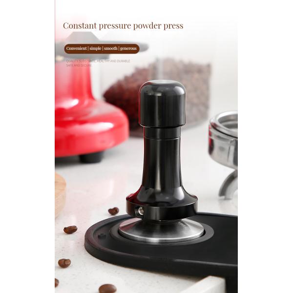 Constant Pressure Elasticity Coffee Tamper Adjustable 58mm for Pressing Coffee Powder