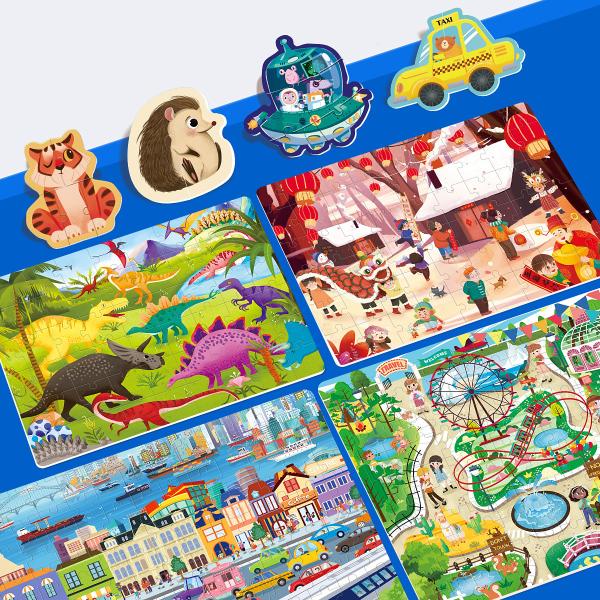Buy Kids Ages 2 Up Puzzle Educational Toys CE Certificated For Boys And Girl at wholesale prices