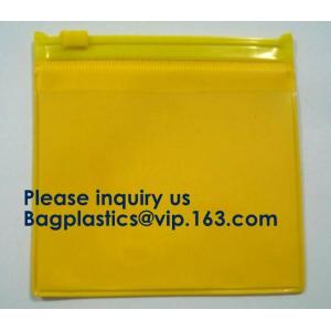 Slider Zip Lock Grip Seal Custom Size Logo PVC Slider Closure Mat Zipper Bag