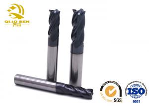 Quality Square Mould Solid Carbide End Mill HRC65 4 Flutes With TiAlN F - Nano Coating for sale