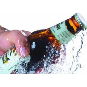 Compact Beer Filling Machine , Automatic Glass Bottling Equipment