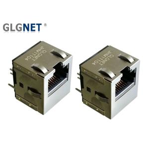 180° Angle Vertical Rj45 Magnetic Jack 2.5G / 5G Base - T POE Single Port For