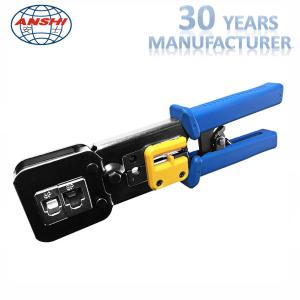 8P6P Network Punch Down Tool Modular Crimping Plier EZ RJ45 SGS Certification