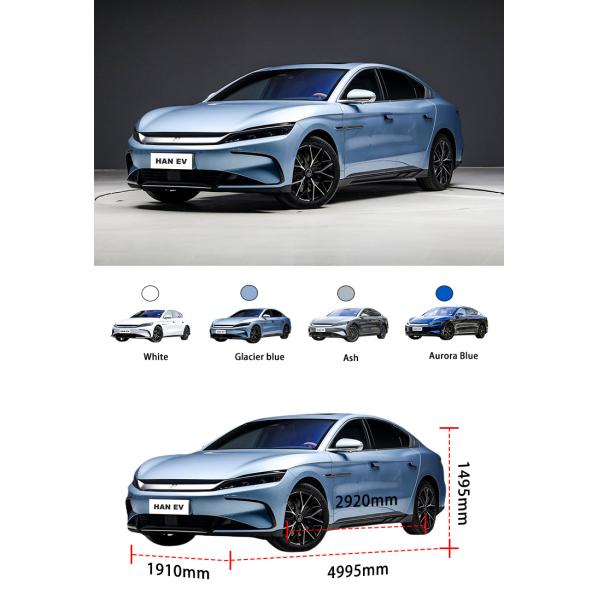 Smart Innovative Electric Car 715km Compact 5 Seater EV BYD Han