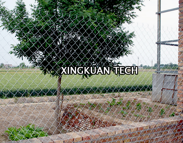 Commercial Galvanized Chain Link Fence Fabric 2" X 9 Ga X 5 Ft High