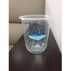 Eco - Friendly Disposable Plastic Cups For Ice Cream Dessert Shops 90mm/95mm