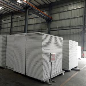 waterproof wall 50mm eps sandwich pane with 0.376mm and film both side for