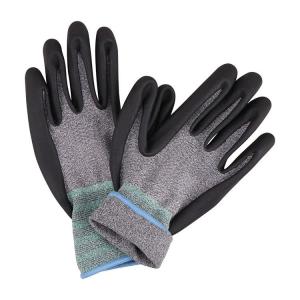 13G knitted polyester PU palm coated industrial safety gloves