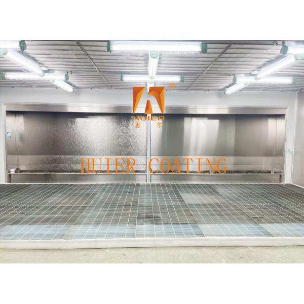 Buy Electrostatic Painting Line for Wood and Metal Parts Spraying with Energy-Saving Water Pump and VOCs Treatment System at wholesale prices