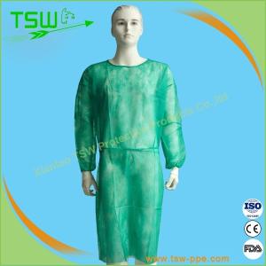 Disposable PP+PE High Fluid Protection Patient Gowns around 40gsm