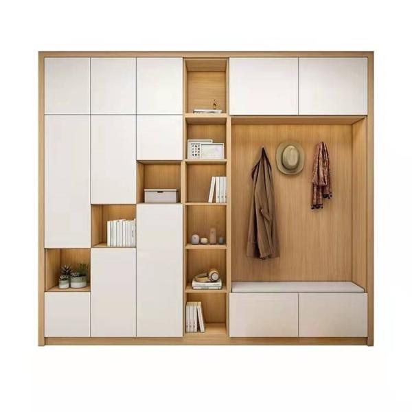 Buy Durability ISO Laminate Wooden Shoes Rack Storage Particle Board at wholesale prices