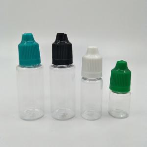 Customized Plastic Dropper Bottles With Smooth Screw Caps For Liquid Packaging
