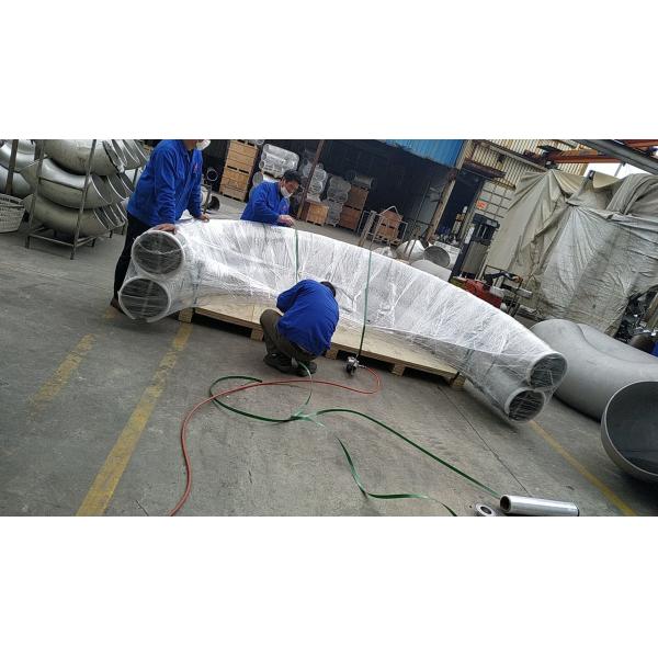 Buy ASTM A312 TP316L Welded Bend Pipe Fitting Duplex Steel Stainless Steel 1/2" - 48" at wholesale prices