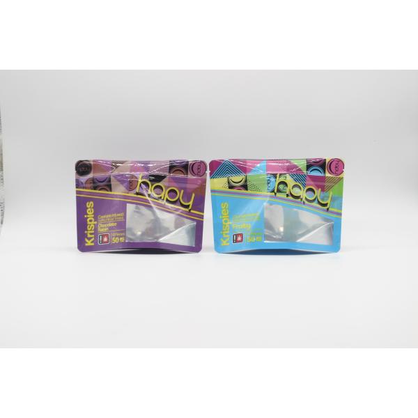 Buy Heat Seal Mylar Stand Up Pouches 3.5G Smell Proof Mylar Bags For Weed Flower Seed at wholesale prices