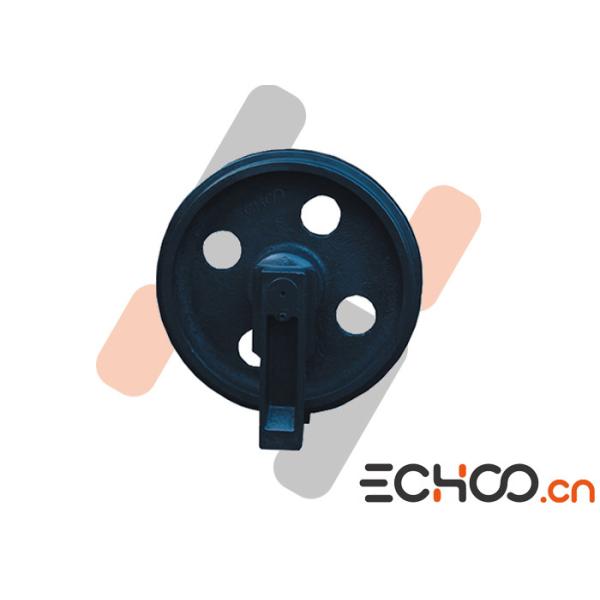 R55 Mini Excavator Undercarriage Parts Idler Wheel / Front Idler Finished Suface