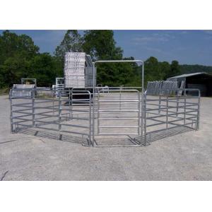 China Hot Galvanized Heavy Duty Cattle Panels Horse Fence Panels With 1.8m H X 2.1m L 6 Rails on sale