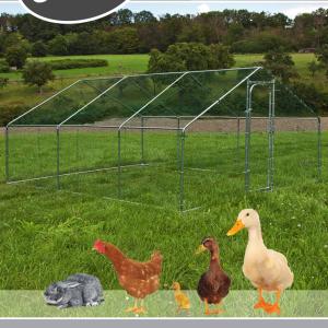Waterproof Galvanized Steel Tube OEM Chicken Run Kennel