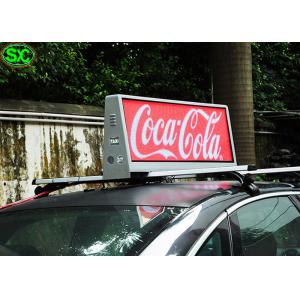 Video P4 Car LED Top Video Sign Display Taxi Roof LED Sign 3G WIFI