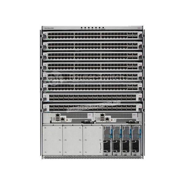 New Original Cisco N9K-C9508-B3-E Nexus 9508 Chassis Bundle with 1 SupB, 3 PS, 2
