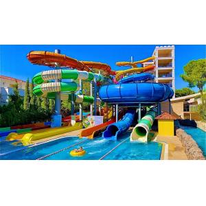 Outdoor Children Swimming Pool Large Slide Set Equipment