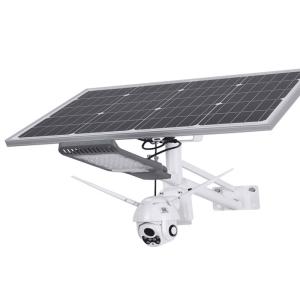 WIFI 150LM/W Solar Powered LED Street Lights With Monitoring Camera Super Bright