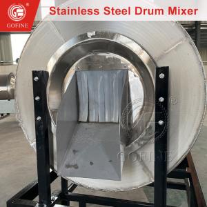 Industrial Large Capacity Stainless Steel Drum Mixer For Heavy-Duty Mixing
