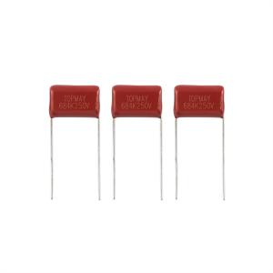 250VDC 10uF Polyester Metallized Film Capacitor Small Volume