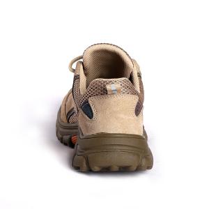 Unisex Microfiber Leather Mesh Breathable Low Top Safety Shoes