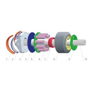 Hydraulic Piston Kayaba Pumps PSV2-55T