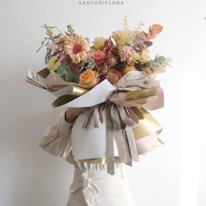 Plastic Florist Wrapping Bouquet Packing Paper Valentine's Day Dual-Color Film