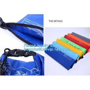 promotion 10L,20L,30L PVC tarpaulin ocean pack floating dry bags with shoulder