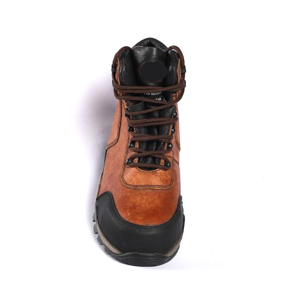 Oil Slip Resistant Steel Plate Work Boots Penetration Resistant Industrial Safety Men Steel Toe Shoes