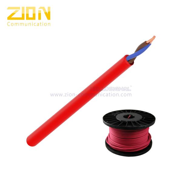 Buy FRLS 2 Core Unshielded 1.00mm2 Fire Resistant Cable for Connecting Fire Alarms at wholesale prices
