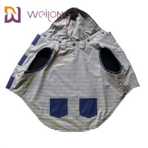 True Pocket Velcro Opening Medium Dog Raincoat Customized Double Sided