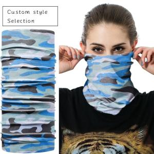 Neck Gaiter Half Face Cover Motorcycle Cotton Tube Bandana