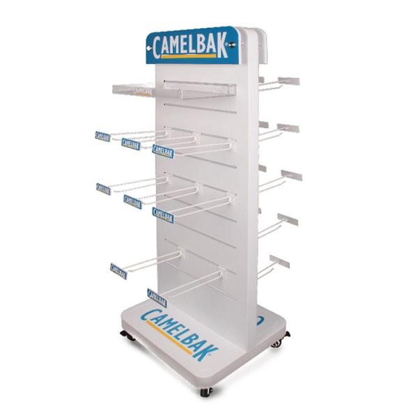 Demountable Clothing Display Racks Football Helmet Display Stand Metal For Stores