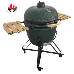 KIMSTONE Large 28 Inch Kamado Grill Outdoor Kitchen Charcoal Barbecue Grill