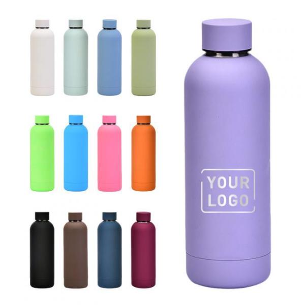 350/500/750/1000ML Eco Friendly Insulated Reusable Stainless Steel Gym Water Bottle 1 Litre Sports Metal Water Bottle Environmental Protection