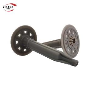 60mm Zinc Plating HDPE Insulation Nail With Plastic Frame