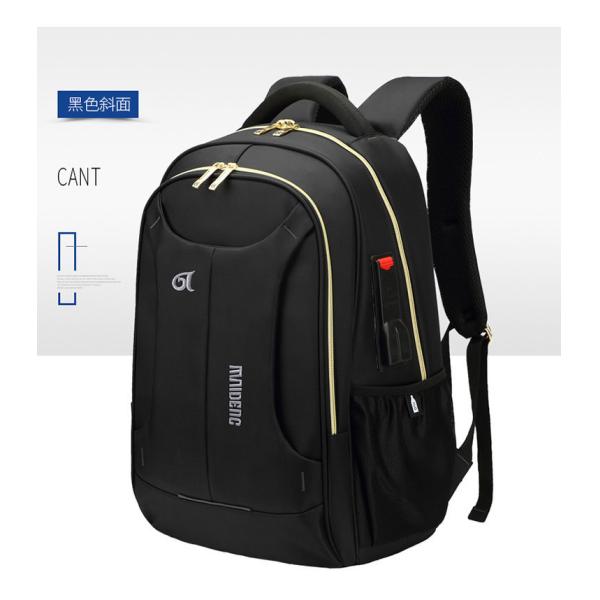 Buy Light Weight Double Zipper Backpack ,  Fashionable Black Zip Backpack at wholesale prices