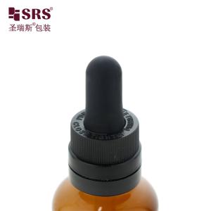 D007 5ml 10ml 15ml 30ml 50ml 100ml Amber Glass Bottle With Volume Printed For