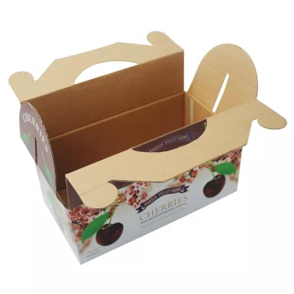 Fresh Fruit Vegetable Box Packaging Corrugated Carton Recyclable