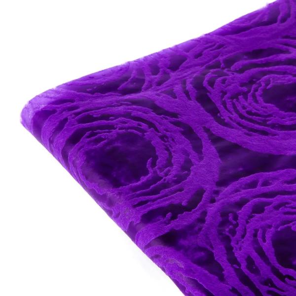 Floral Embossed Nonwoven Table Cloth Width 10cm-320cm Multi Purpose