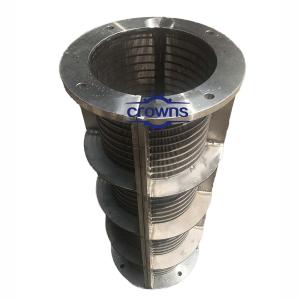 Wedge Wire Screen Filter Drum For Cow Dung Dewatering Filter Elements