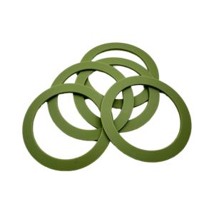 Customized Anti Slip Circular Silicone Rubber Gasket With 3m Adhesive