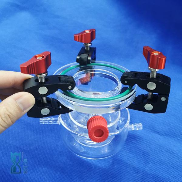 Custom UV Transparent Quartz Reactor With High Temperature And Corrosion