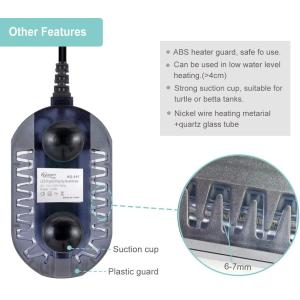 Adjustable 100W Automatic Aquarium Heater 13 Gallon