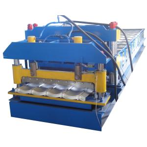 Steel Profile 415V Glazed Roof Tile Making Machine Plc
